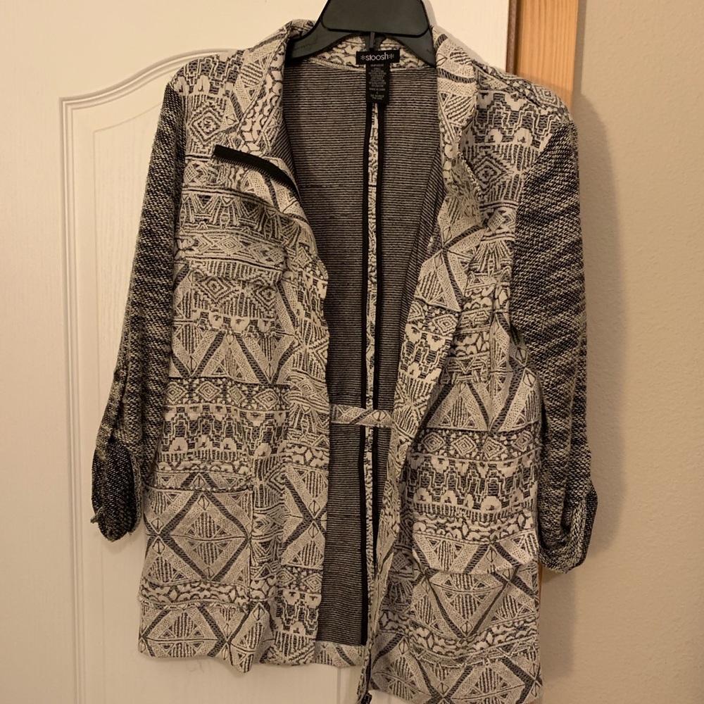 Buckle 3/4 Sleeve Coat